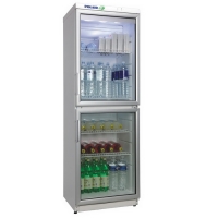 Холодильный шкаф, разделенная стеклянная дверь DM-135/2-Eco