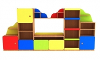 Стеллаж модульный "Кубик Рубик"